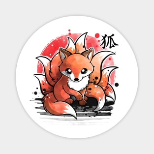 Nine tailed fox Magnet